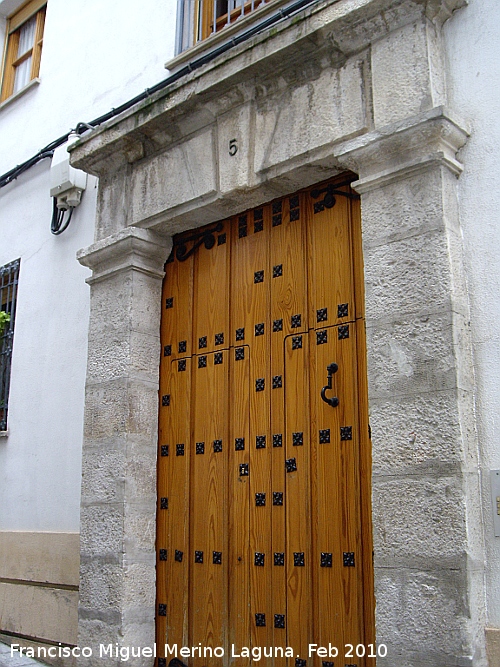 Casa de la Calle Julio Ángel nº 5 - Casa de la Calle Julio Ángel nº 5. 