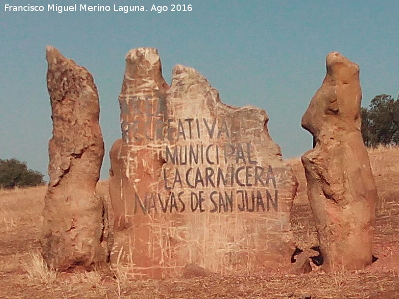 �rea recreativa La Carnicera - �rea recreativa La Carnicera. Cartel