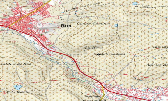 Caracol Vetusto - Caracol Vetusto. Mapa