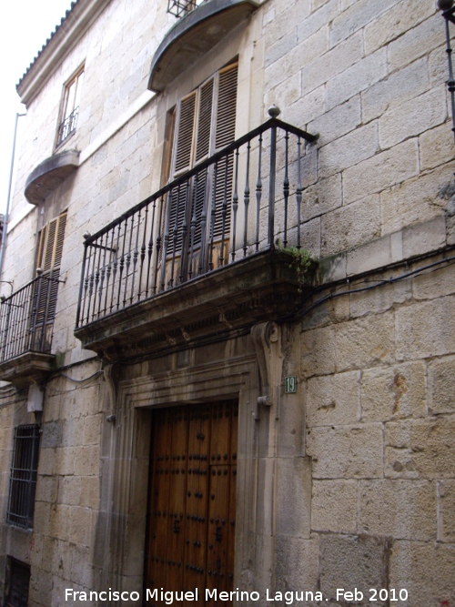 Casa de la Calle Francisco Coello nº 19 - Casa de la Calle Francisco Coello nº 19. 
