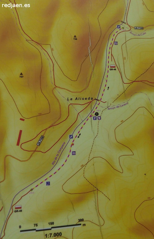 Sendero Río Campana - Sendero Río Campana. Mapa para la observación de aves