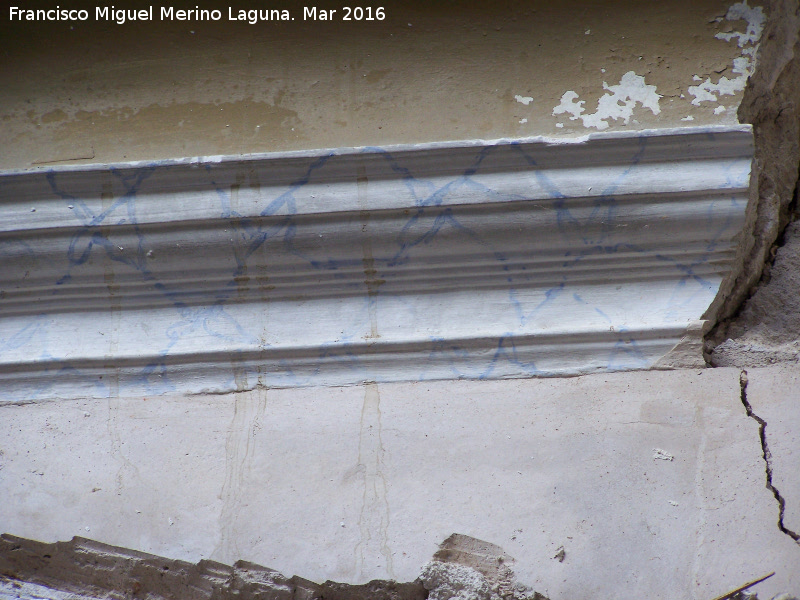 Cortijo del Santo Rostro - Cortijo del Santo Rostro. Restos de decoración de la capilla