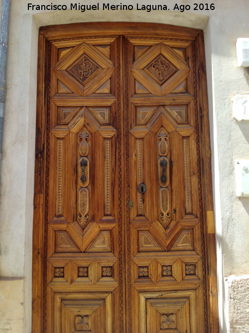 Casa de la Calle Escultor Higueras nº 14 - Casa de la Calle Escultor Higueras nº 14. Puerta