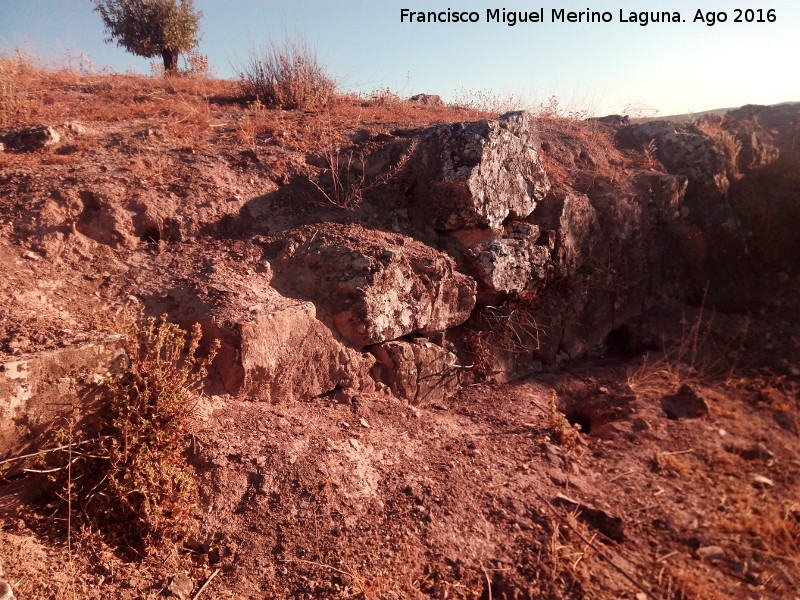 Fortín romano del Este de Cerro Largo - Fortín romano del Este de Cerro Largo. Muralla