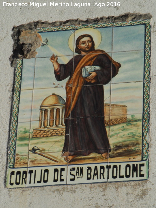 Cortijo de San Bartolomé - Cortijo de San Bartolomé. Azulejos