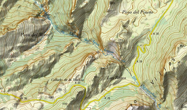 Cueva del Agrión - Cueva del Agrión. Mapa