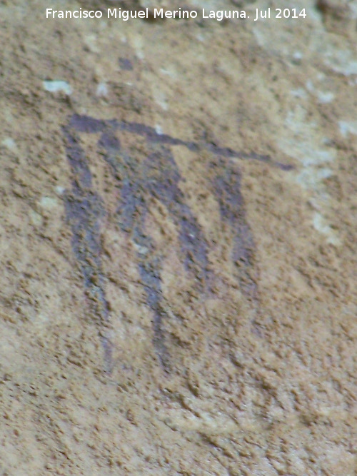 Pinturas rupestres del Abrigo de Vítor I - Pinturas rupestres del Abrigo de Vítor I. Pectiniforme central