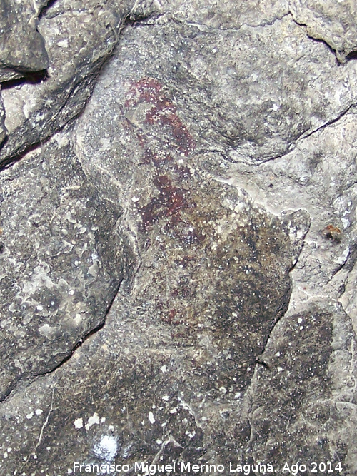 Pinturas rupestres del Abrigo I del Tío Serafín - Pinturas rupestres del Abrigo I del Tío Serafín. Barras del Grupo II