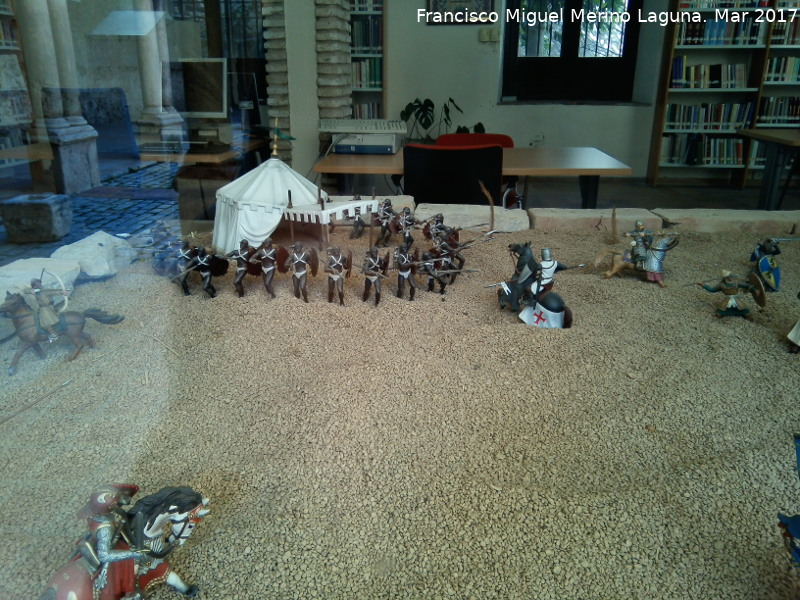 Batalla de las Navas de Tolosa - Batalla de las Navas de Tolosa. Maqueta del asalto a la Tienda de Al-Nasir. Archivo Histórico Provincial - Jaén