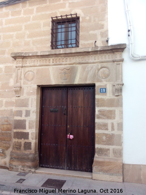 Casa de la Calle Julio Burell nº 19 - Casa de la Calle Julio Burell nº 19. Portada