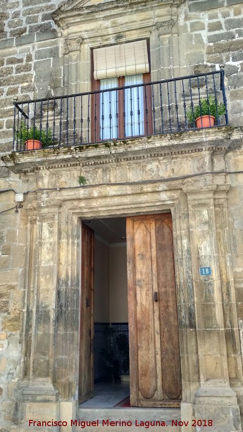 Casa de la Calle Julio Burell nº 18 - Casa de la Calle Julio Burell nº 18. Portada