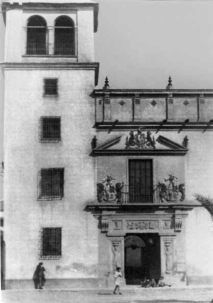 Palacio de la Marquesa de García Real - Palacio de la Marquesa de García Real. Foto antigua