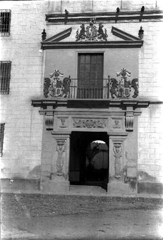 Palacio de la Marquesa de García Real - Palacio de la Marquesa de García Real. Foto antigua