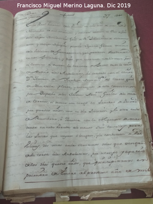 Aldea Zocueca - Aldea Zocueca. La Pe�uela 1770 Archivo Hist�rico de Ja�n