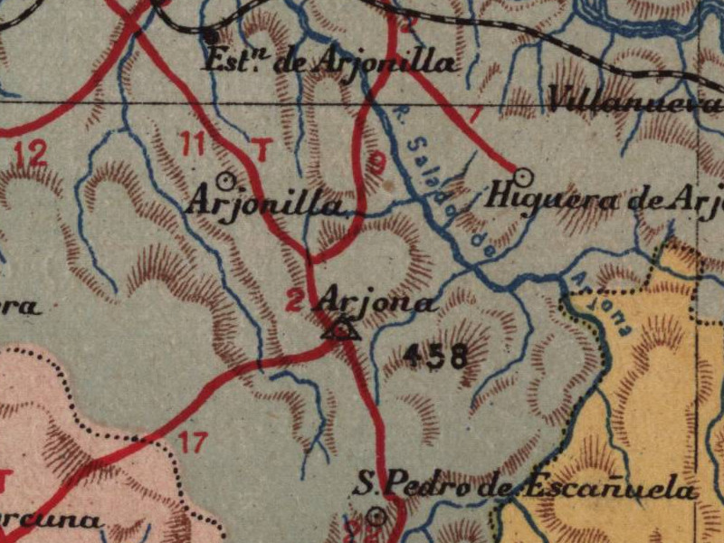 Iglesia de San Pedro Advncula - Iglesia de San Pedro Advncula. Mapa 1901