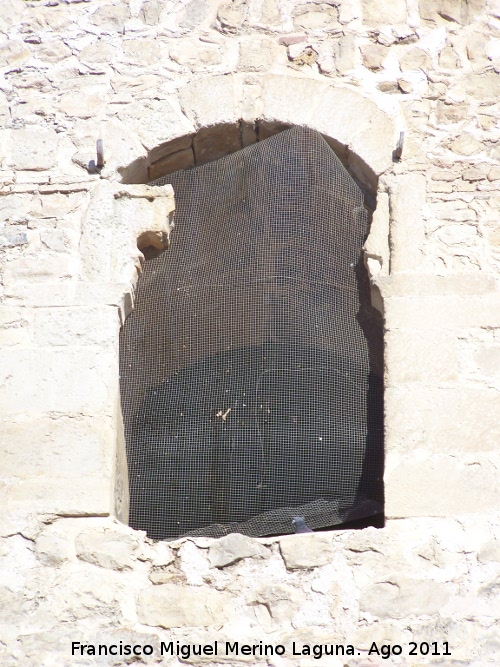 Castillo de Higuera de Calatrava - Castillo de Higuera de Calatrava. Ventana