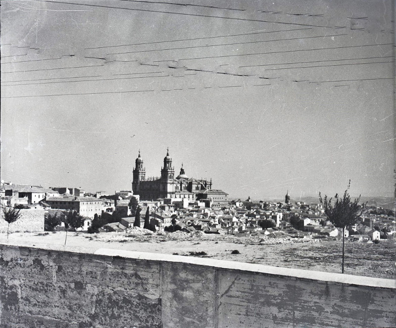 Historia de Jaén. Siglo XX - Historia de Jaén. Siglo XX. Foto antigua. Vistas desde el Seminario. Archivo IEG