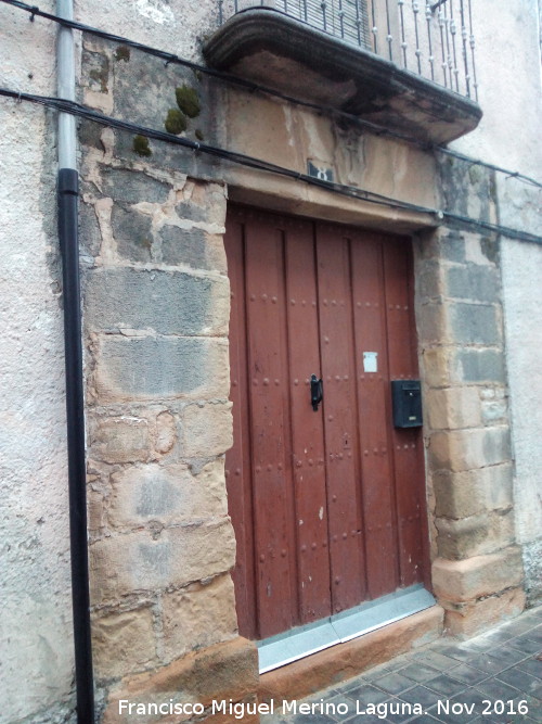 Casa de la Calle Molinos nº 8 - Casa de la Calle Molinos nº 8. Portada