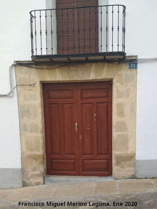 Casa de la Calle del Rojo n� 111 - Casa de la Calle del Rojo n� 111. 