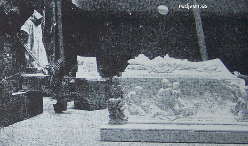 Cripta de los Marqueses de Linares - Cripta de los Marqueses de Linares. 1909 Exposición de Lorenzo Coullaut Valera en la Casa de Blanco y Negro