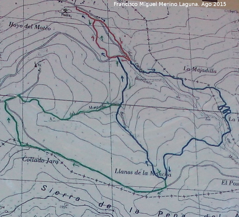 Peña del Águila - Peña del Águila. Rutas de senderismo