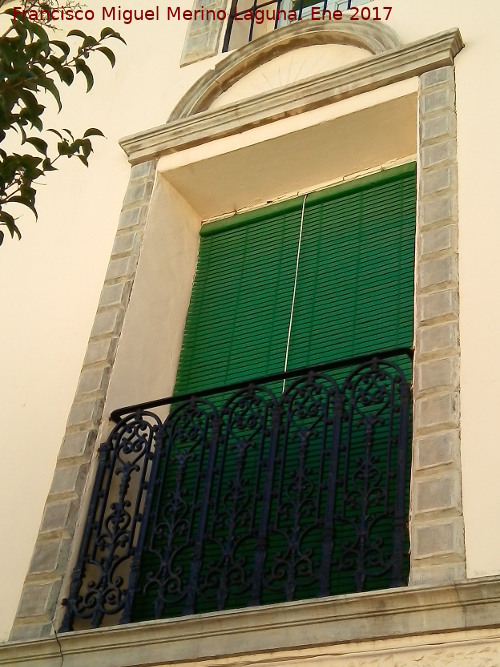 Casa de la Avenida de Andalucía nº 73 - Casa de la Avenida de Andalucía nº 73. Balcón