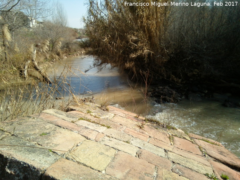 Puente del Molino de las Aceñas II - Puente del Molino de las Aceñas II. Calzada