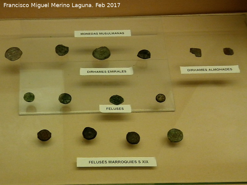 Museo Arqueológico Ciudad de Arjona - Museo Arqueológico Ciudad de Arjona. Monedas islámicas