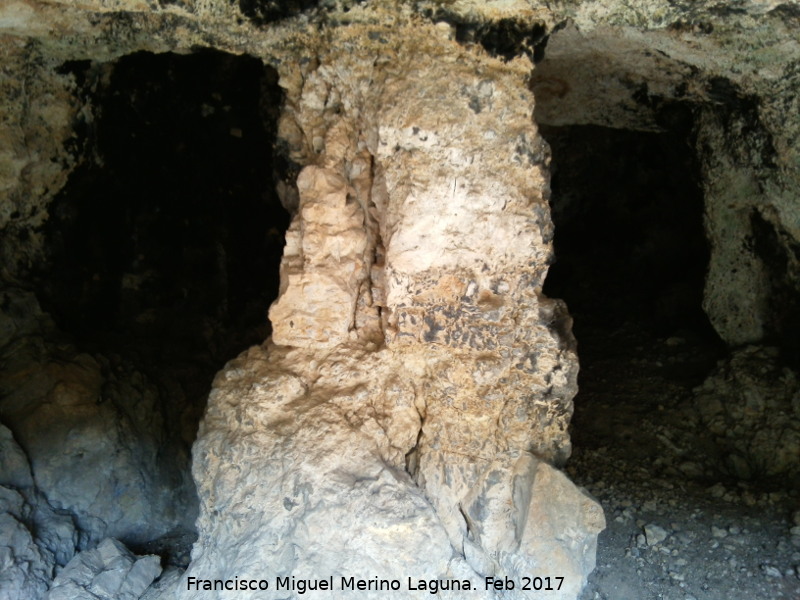 Cuevas de la Cañavera - Cuevas de la Cañavera. Columna