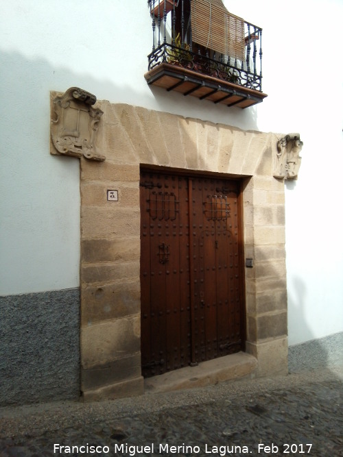 Casa de la Cuesta de la Merced nº 3 - Casa de la Cuesta de la Merced nº 3. Portada
