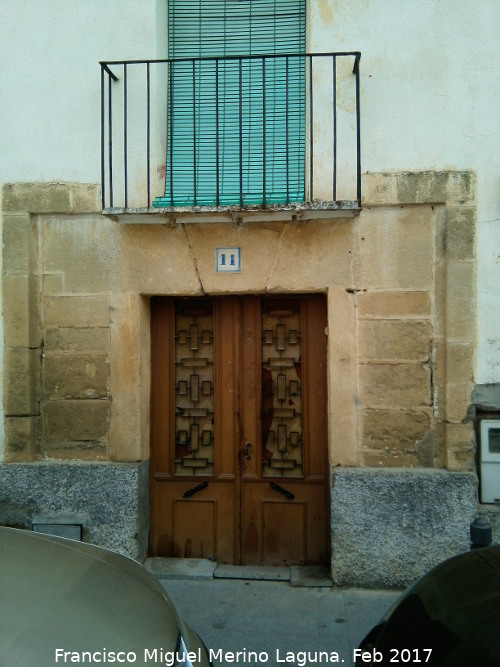 Casa de la Plaza Olleros nº 11 - Casa de la Plaza Olleros nº 11. Portada
