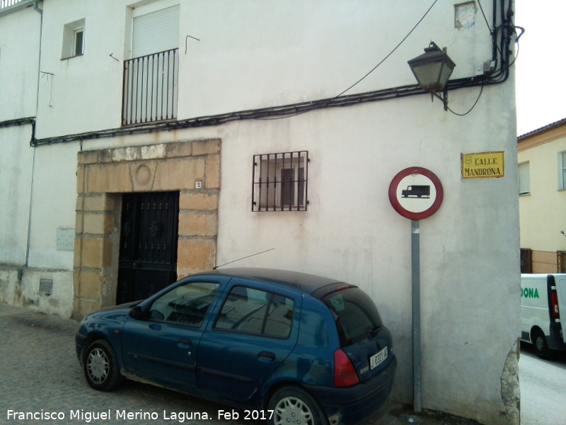 Casa de la Calle Mandrona nº 2 - Casa de la Calle Mandrona nº 2. Fachada
