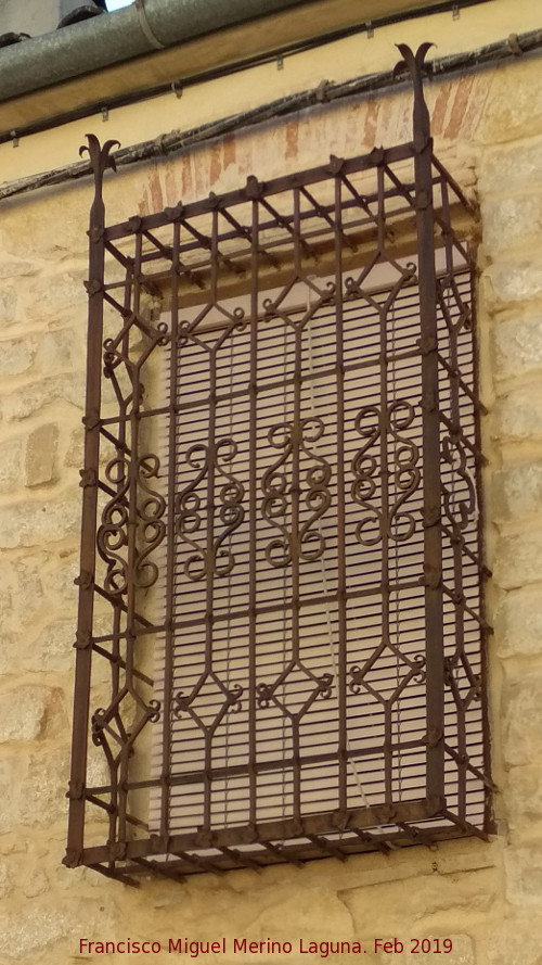 Casa de la Calle Diego Rodríguez nº 7 - Casa de la Calle Diego Rodríguez nº 7. Reja