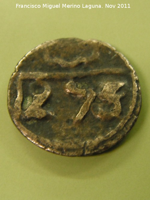 Historia de Sabiote - Historia de Sabiote. Moneda marroquí encontrada por Manuel Martos Cobo