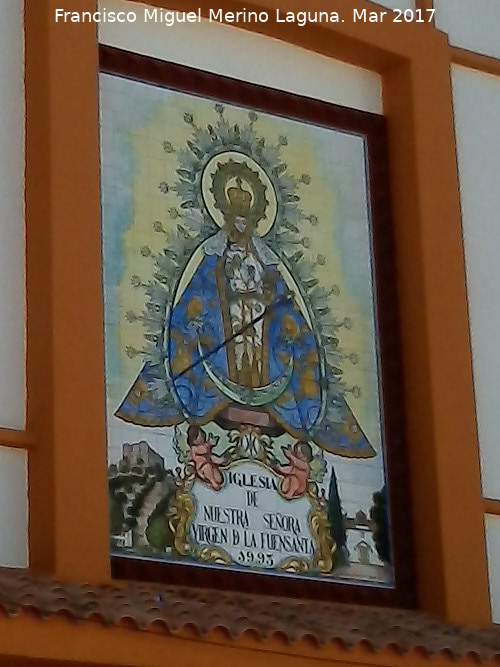 Iglesia de la Fuensanta - Iglesia de la Fuensanta. Virgen de la Fuensanta y ao de construccin 1995