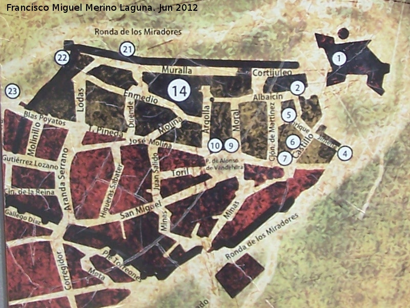 Barrio del Albaicín - Barrio del Albaicín. Plano