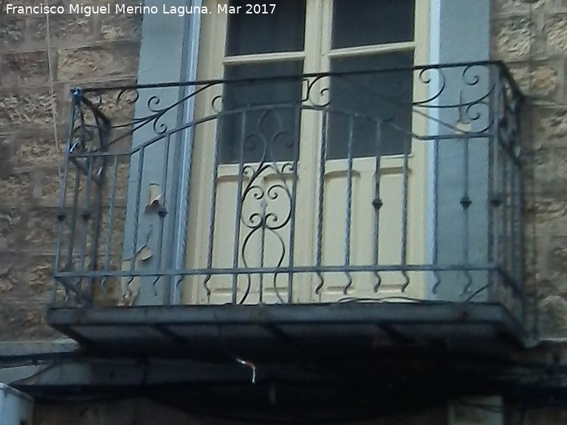 Casa de la Calle San Clemente n 38 - Casa de la Calle San Clemente n 38. Balcn
