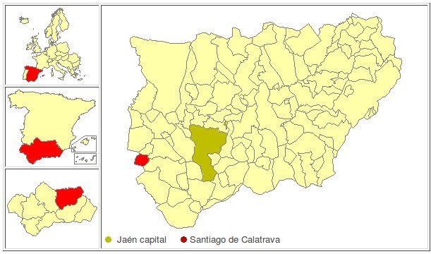 Santiago de Calatrava - Santiago de Calatrava. Localización