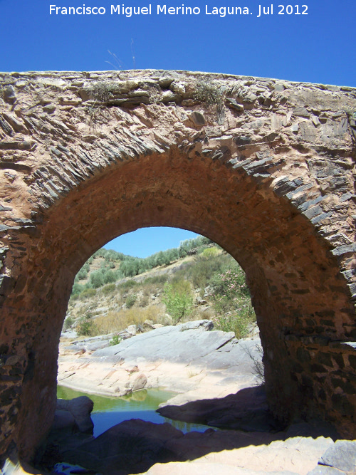 Puente romano del Montizón - Puente romano del Montizón. Ojo principal