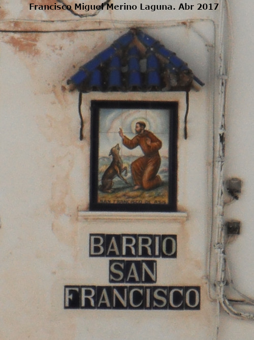 Hornacina de San Francisco - Hornacina de San Francisco. 