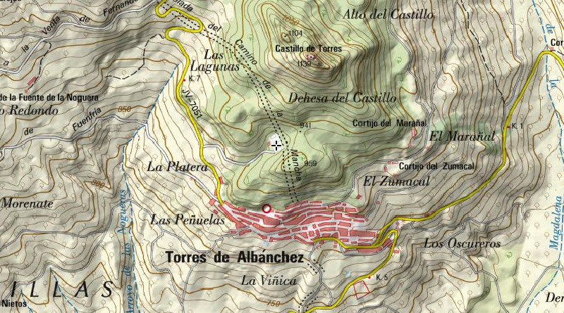 Campo de Fútbol de Viñahonda - Campo de Fútbol de Viñahonda. Mapa