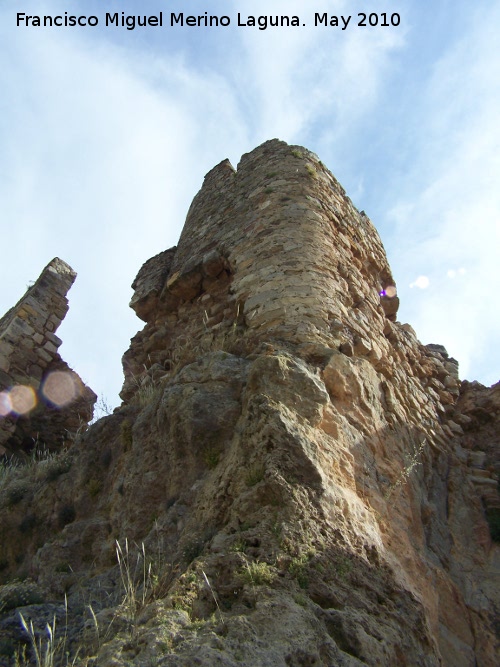 Castillo del Berrueco - Castillo del Berrueco. Torreón circular izquierdo