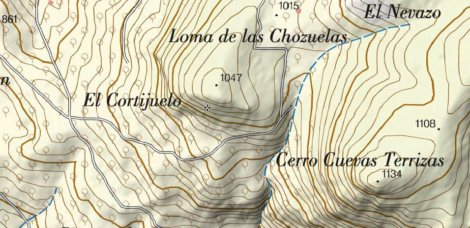 Peñas Rubias - Peñas Rubias. Mapa