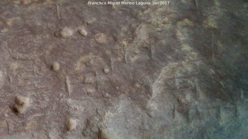 Grabados del Peñón de Zuzaña - Grabados del Peñón de Zuzaña. Símbolos