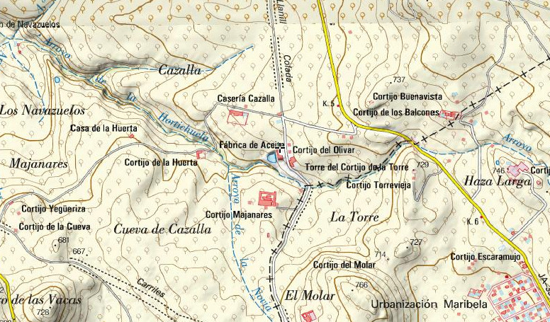 Chimenea de la Fbrica del Olivar - Chimenea de la Fbrica del Olivar. Mapa