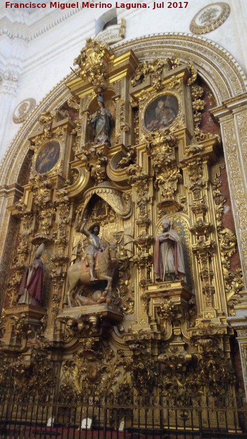 Catedral de Granada. Retablo de Santiago Apóstol - Catedral de Granada. Retablo de Santiago Apóstol. 