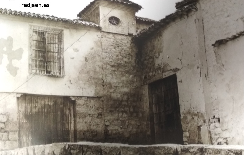 Castillo de Torredonjimeno - Castillo de Torredonjimeno. Entrada hacia 1960