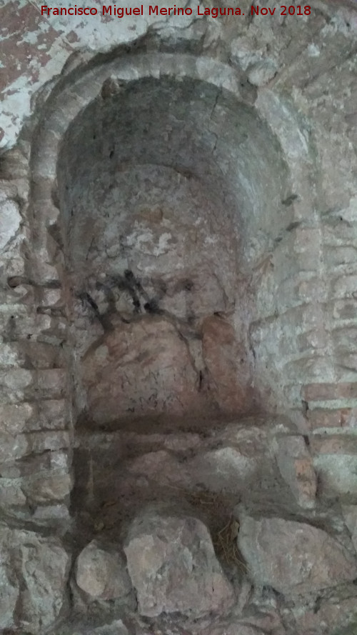 Molino Fortificado del Cubo - Molino Fortificado del Cubo. Hornacina