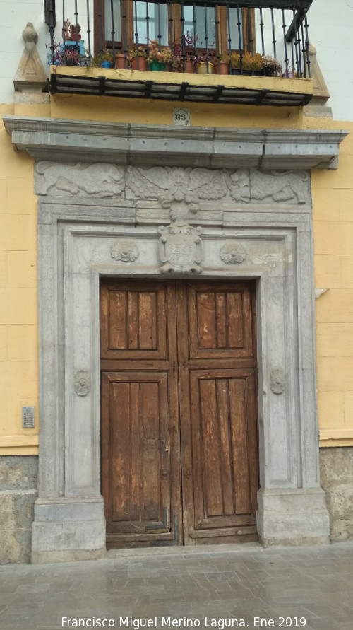 Casa del Paseo del Padre Manjón nº 4 - Casa del Paseo del Padre Manjón nº 4. Portada