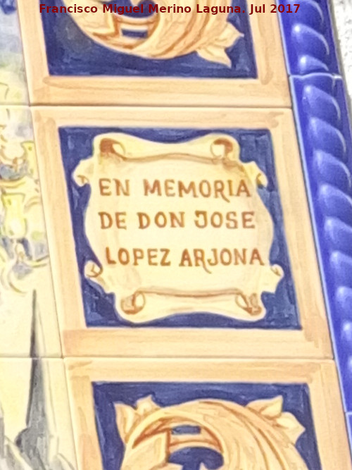 Azulejos de Mara Stma de la Vera Cruz - Azulejos de Mara Stma de la Vera Cruz. Cartela derecha